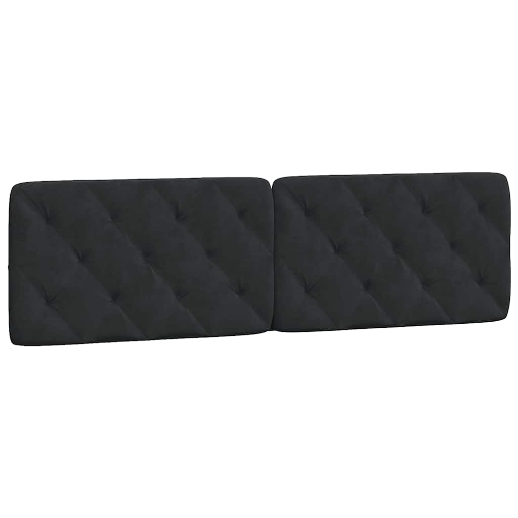 Bed Frame without Mattress Black 180x200 cm Velvet