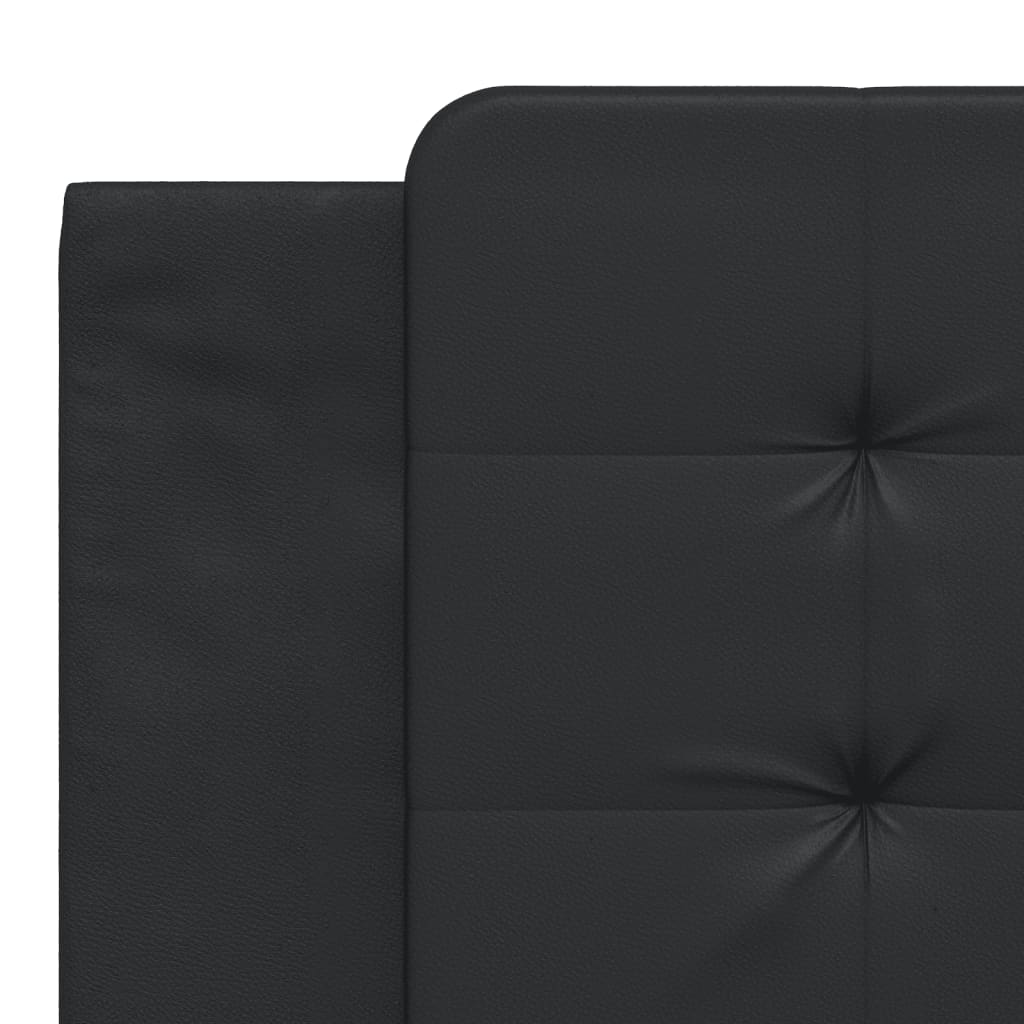 Bed Frame without Mattress "Zadar" Black 180x200 cm King Fabric