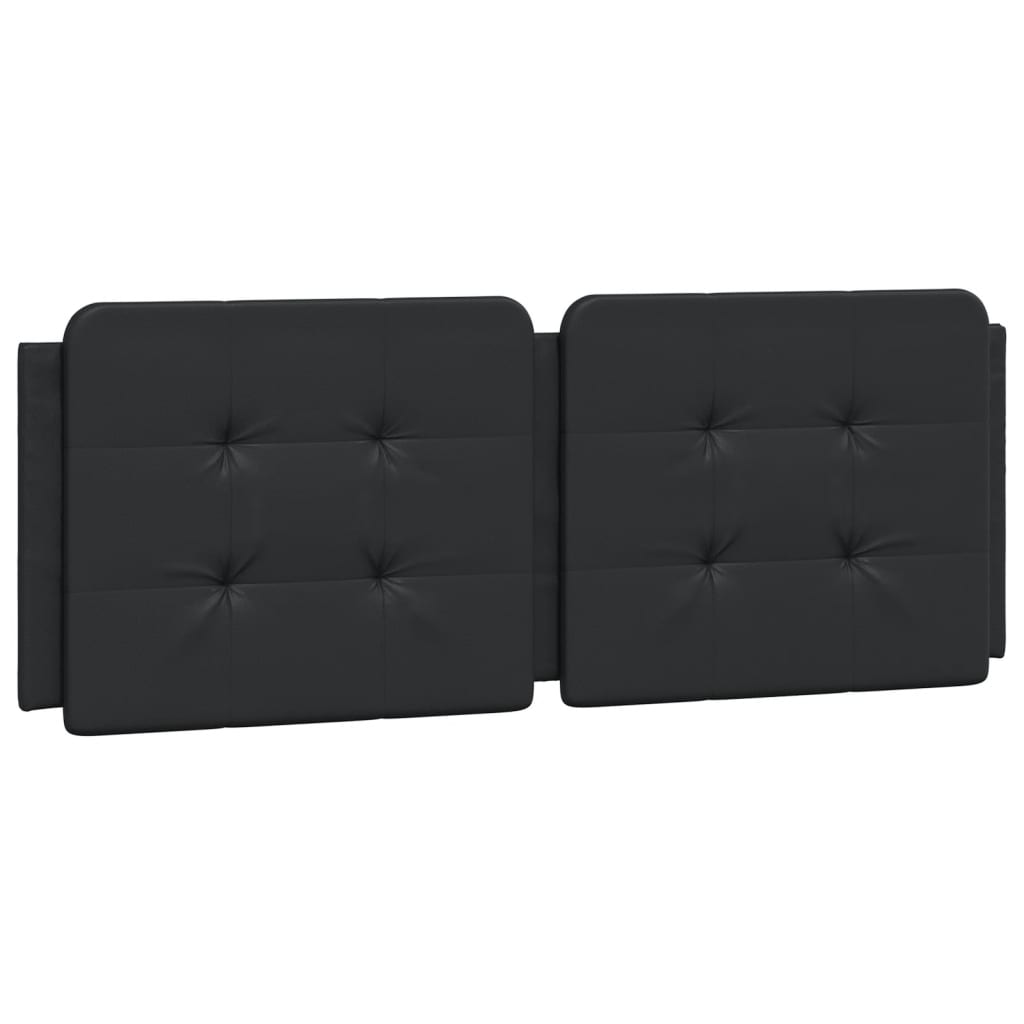 Bed Frame with LED without Mattress "Zadar" Black 137x190 cm