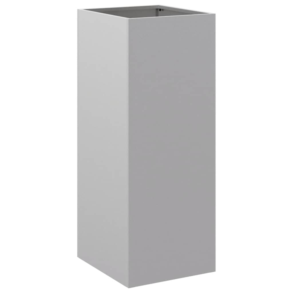 Planter Silver 32x29x75 cm Galvanised Steel