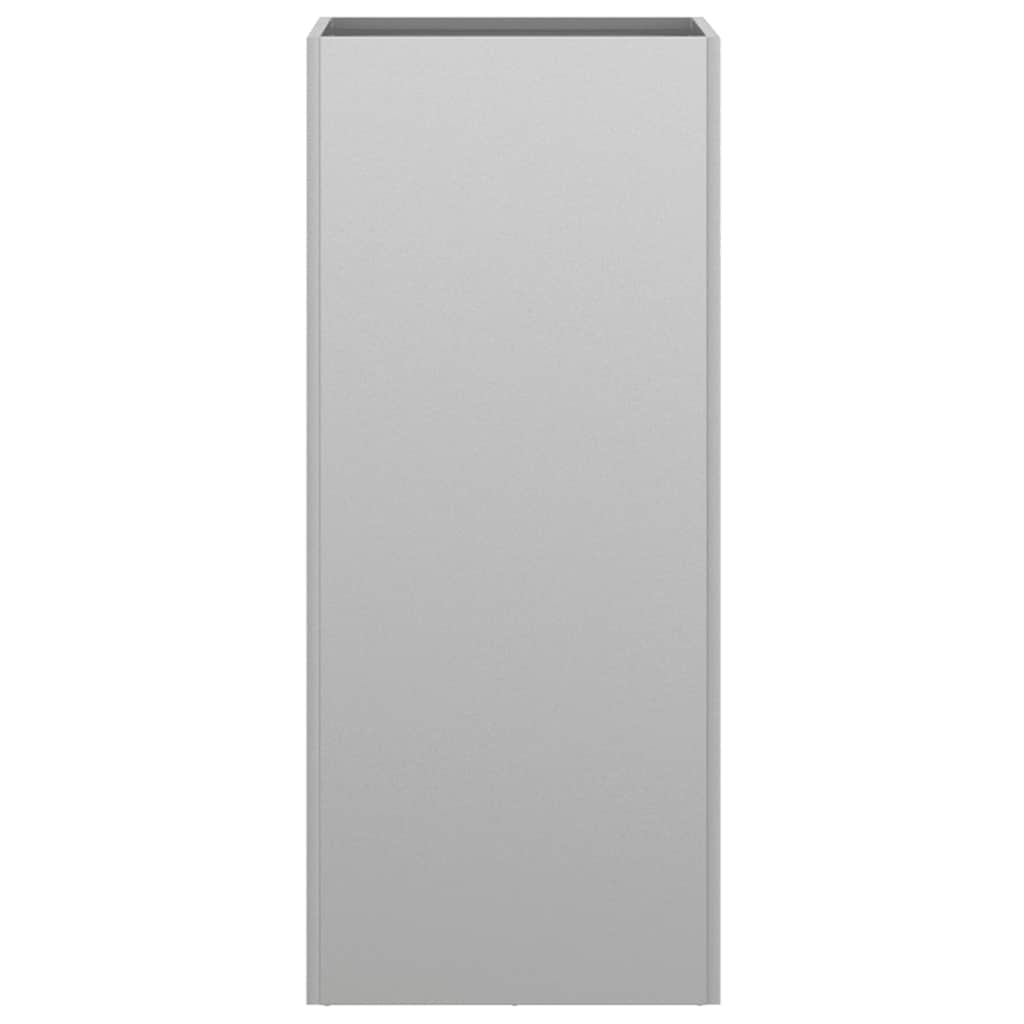 Planter Silver 32x29x75 cm Galvanised Steel