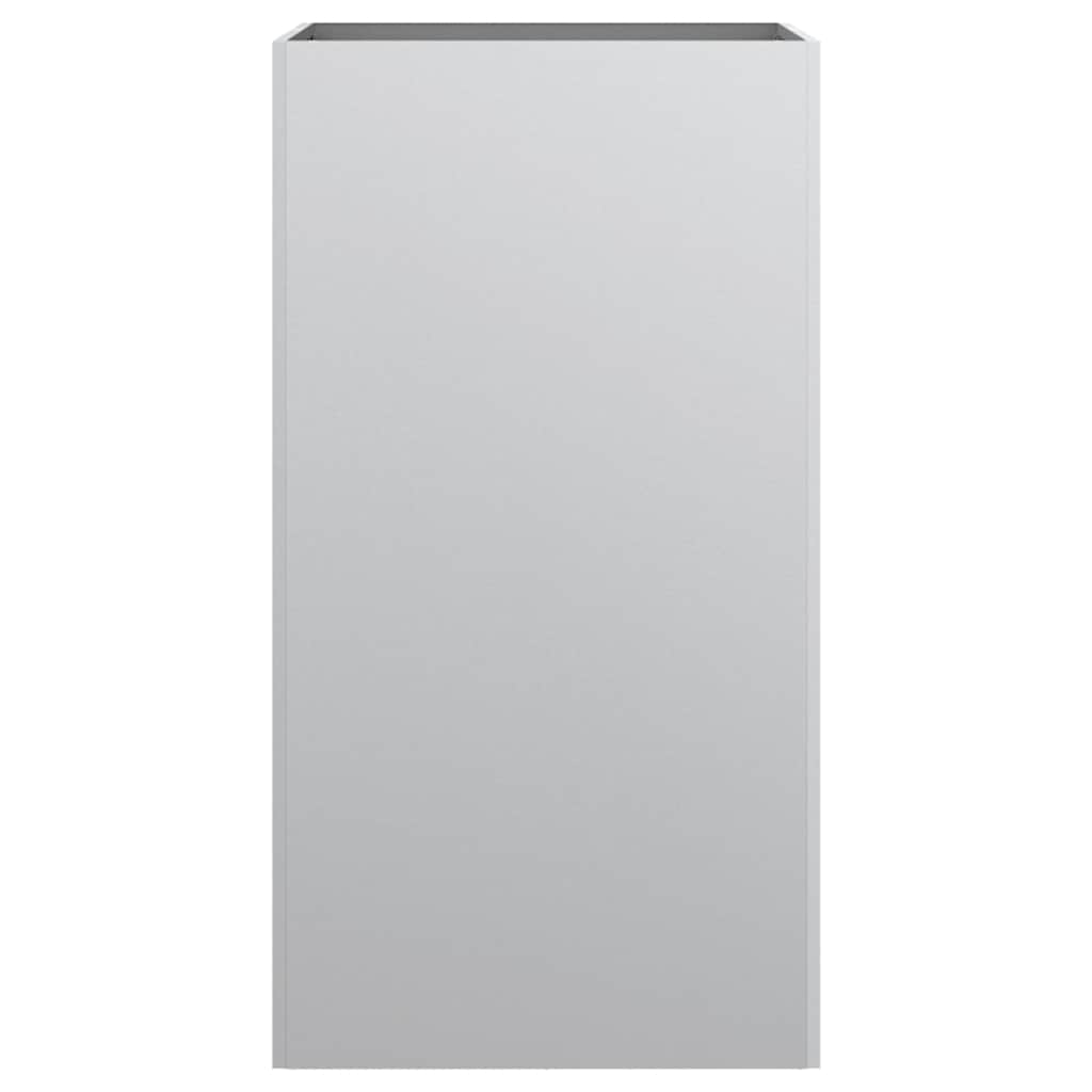 Planter Silver 42x38x75 cm Galvanised Steel