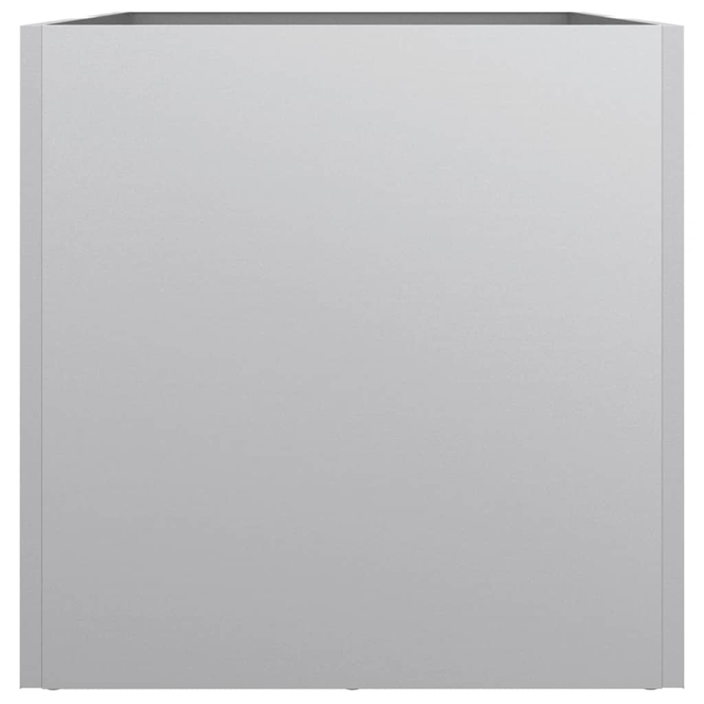 Planter Silver 62x30x29 cm Galvanised Steel