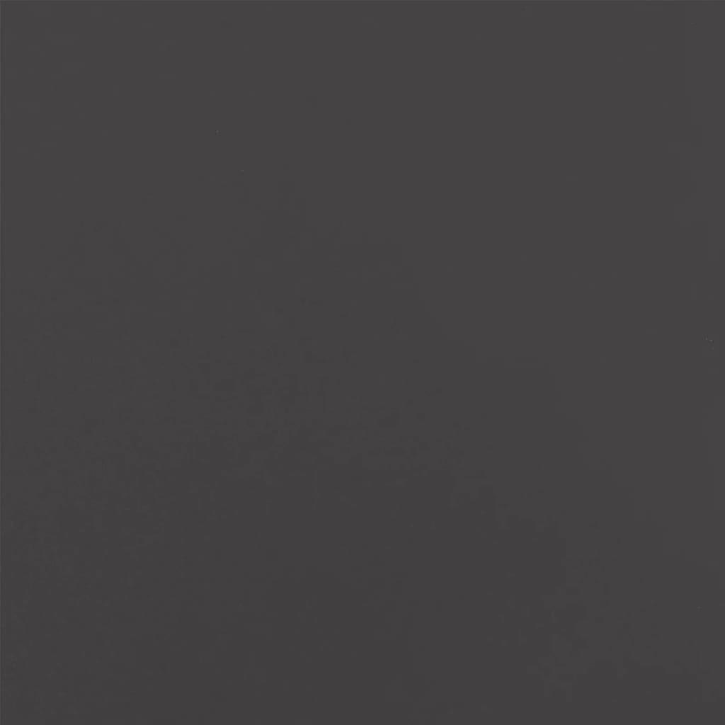 Planter Black 62x47x46 cm Steel