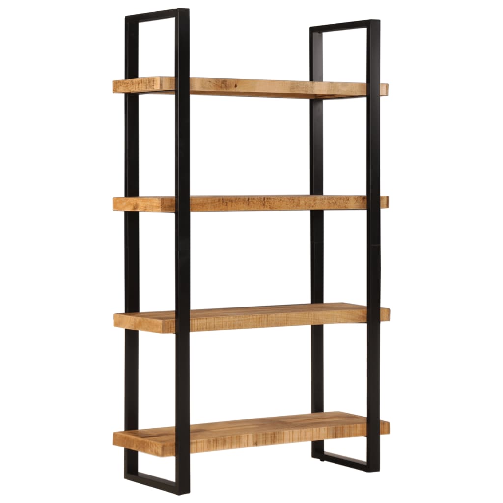 Bookcase 4-Tier 110x40x180 cm Solid Wood Mango and Iron