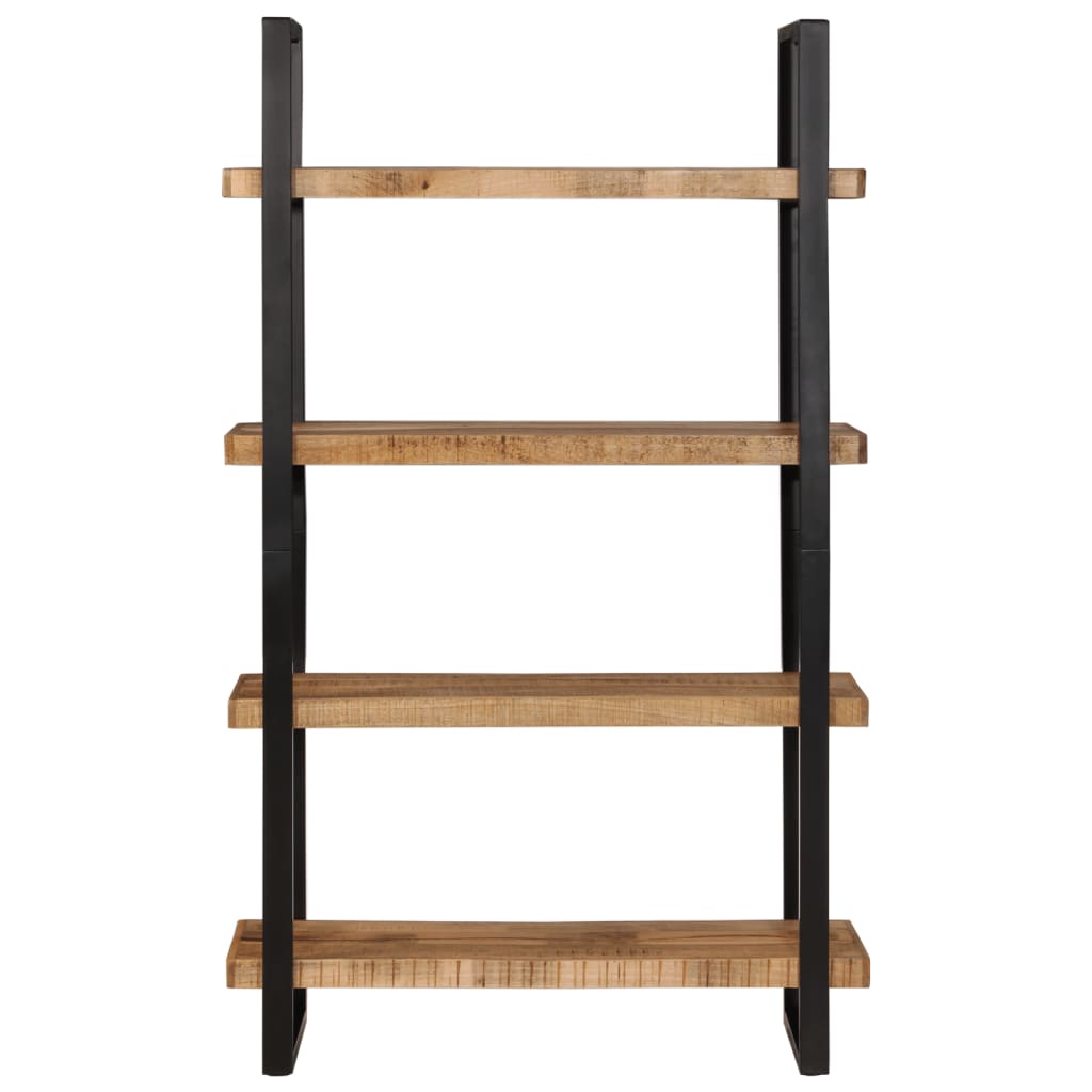 Bookcase 4-Tier 110x40x180 cm Solid Wood Mango and Iron