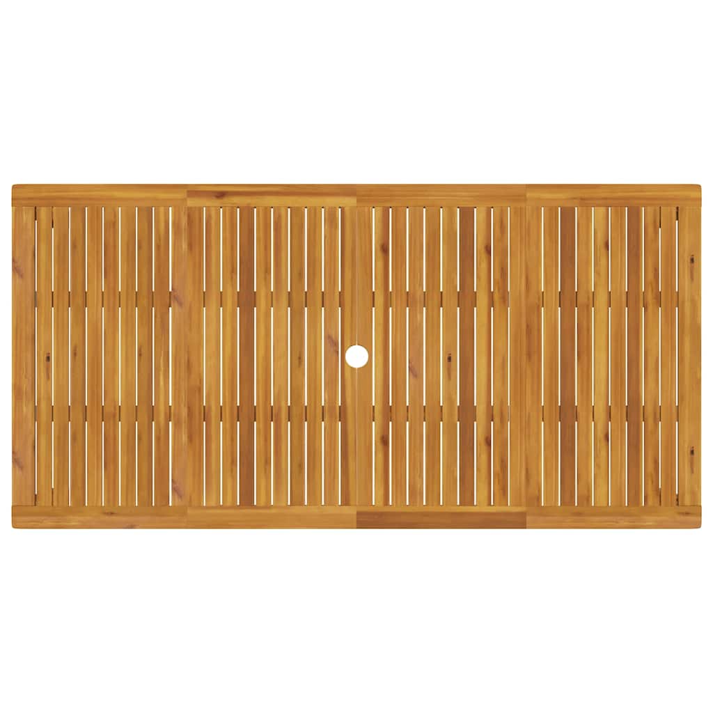 Garden Dining Table 180x90x75 cm Solid Wood Acacia