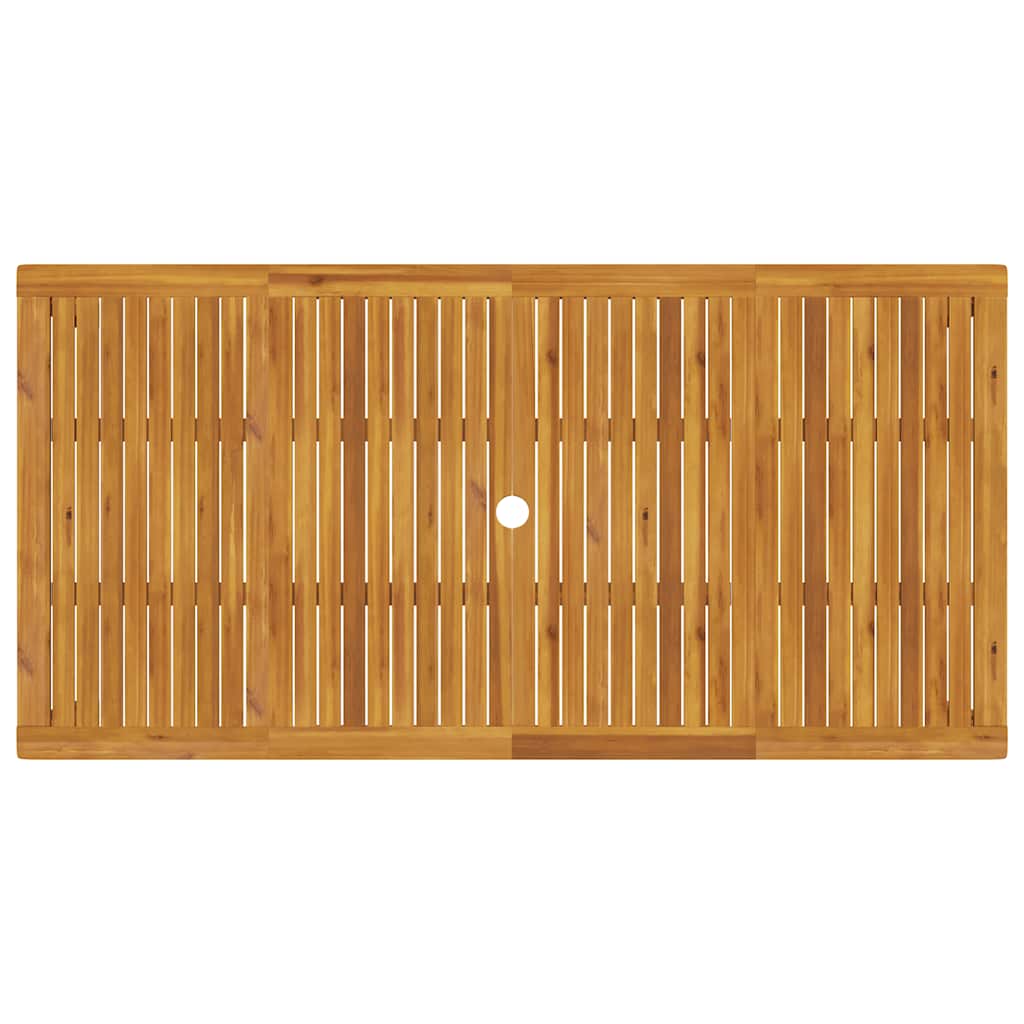 Garden Dining Table 180x90x75 cm Solid Wood Acacia