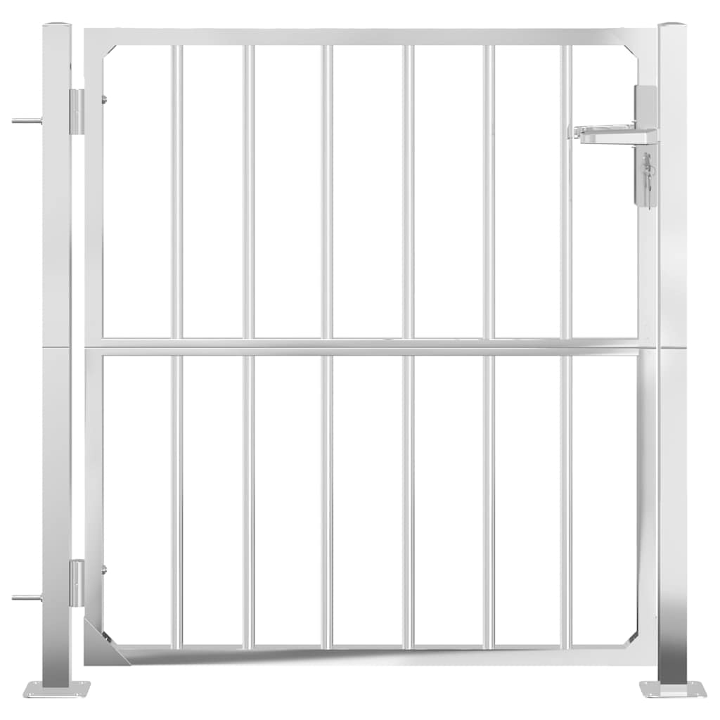 Garden Gate 100x95 cm Stainless Steel