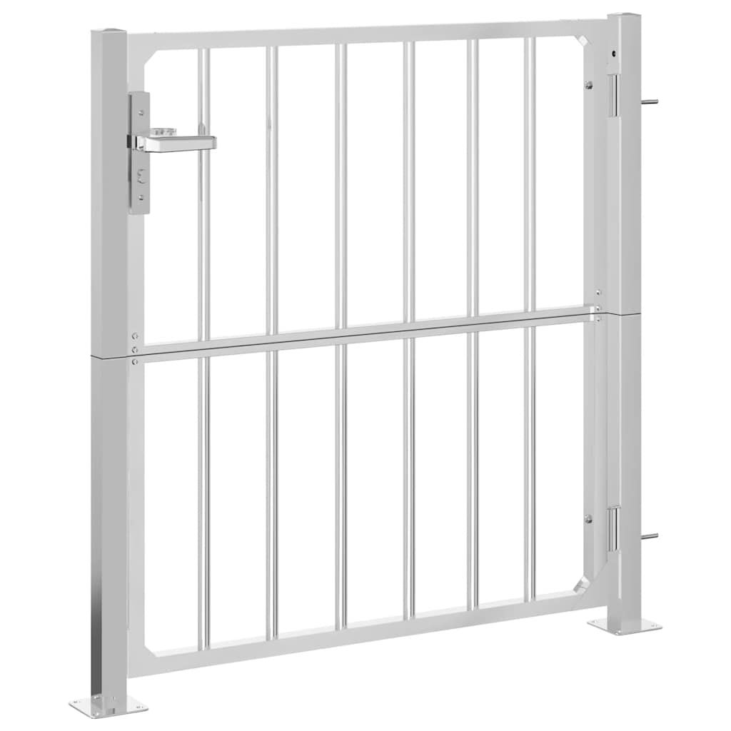 Garden Gate 85x95 cm Stainless Steel