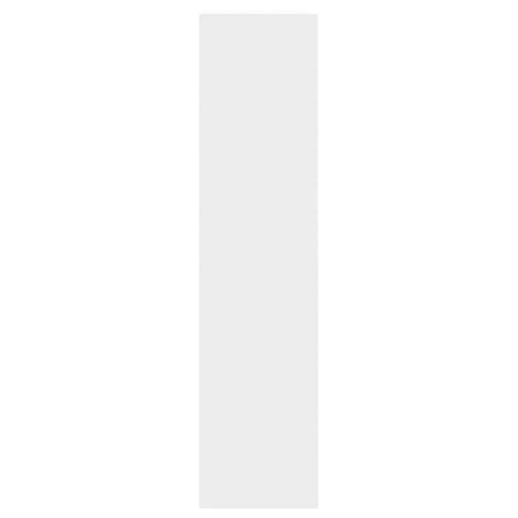 Shoe Cabinet White 80x21x87.5 cm Engineered Wood
