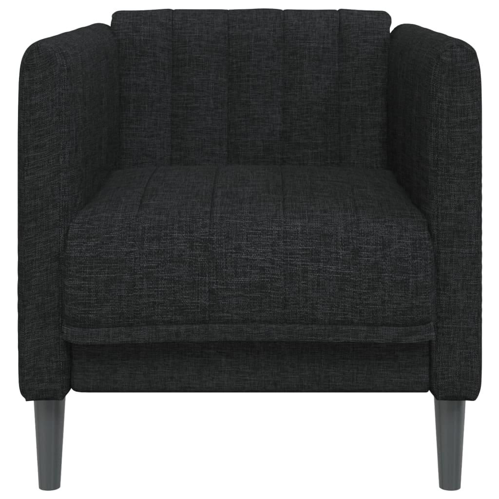 Sofa Chair Black Fabric