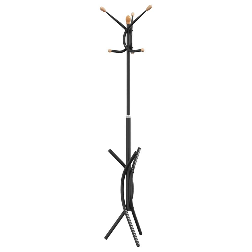 Coat Stand Black 176 cm Powder-coated Iron