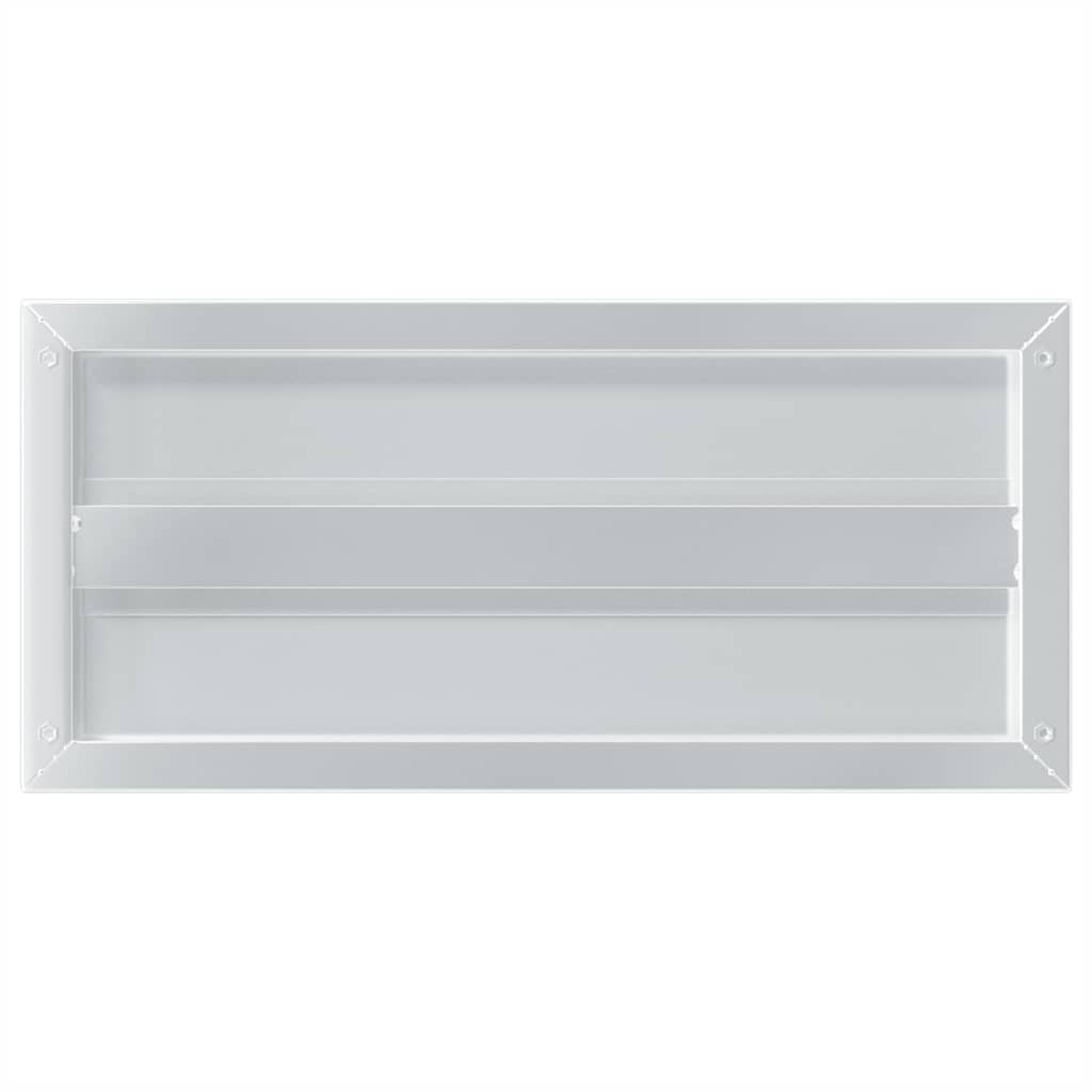 Wall Shelves 2 pcs 50x23.5 cm Silver Stainless Steel