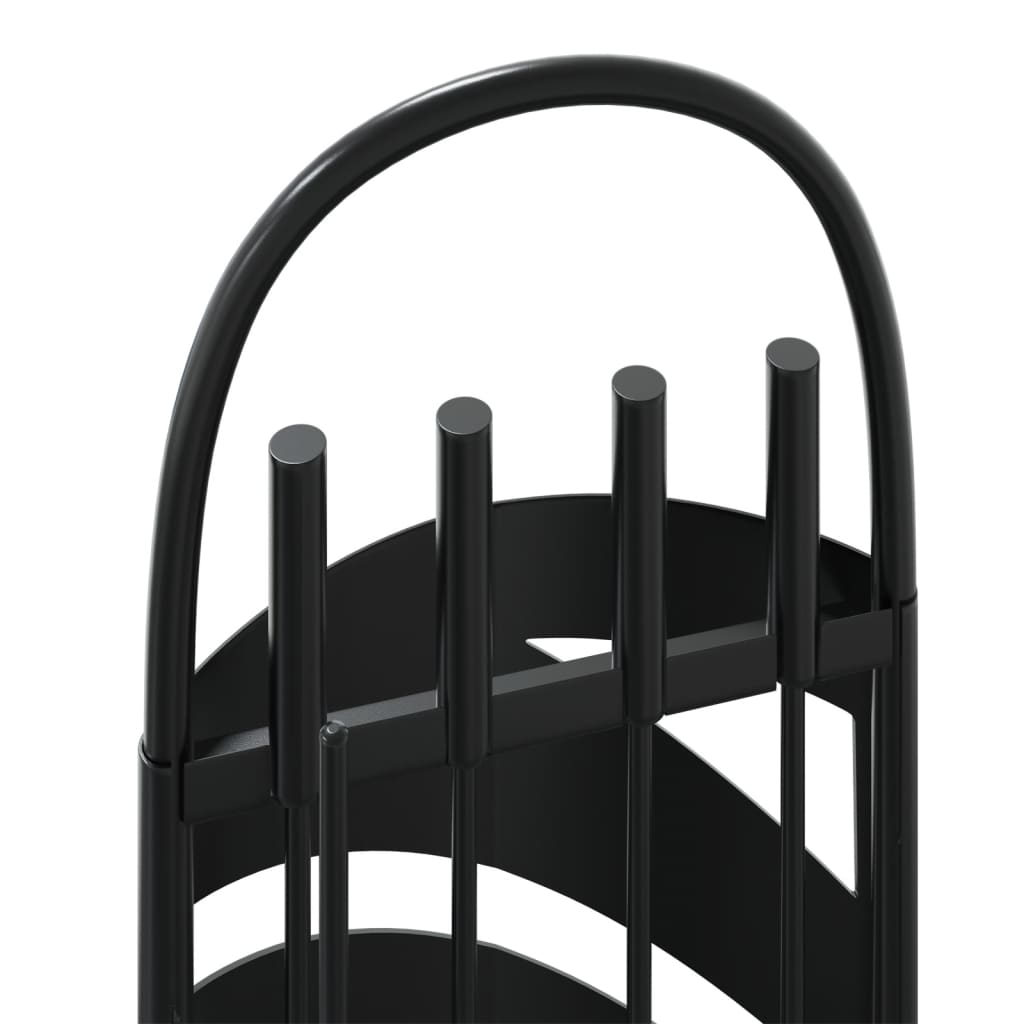 5 Piece Fireplace Tool Set 23x15x66 cm Steel