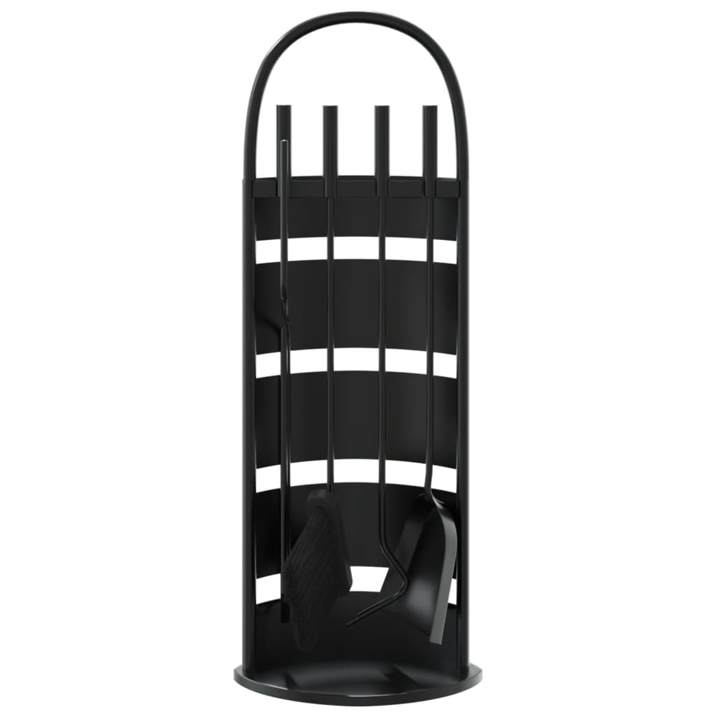 5 Piece Fireplace Tool Set 23x15x66 cm Steel