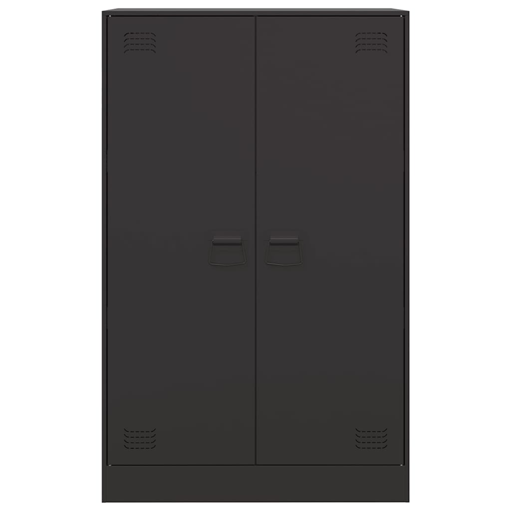 Sideboard Black 67x39x107 cm Steel