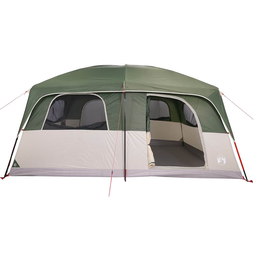 Family Tent Cabin 8-Person Green Waterproof