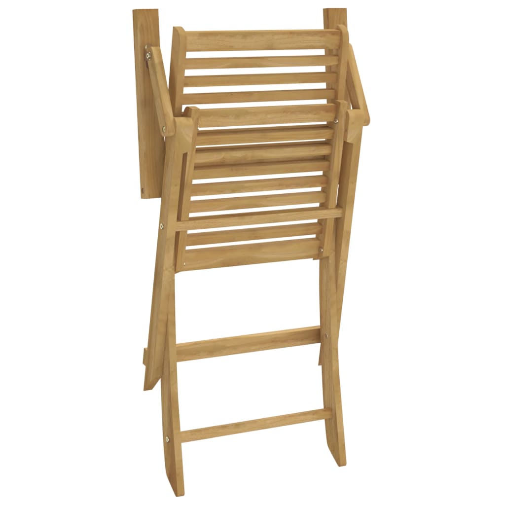 Folding Chairs 4 pcs 54.5x61.5x86.5 cm Solid Wood Acacia