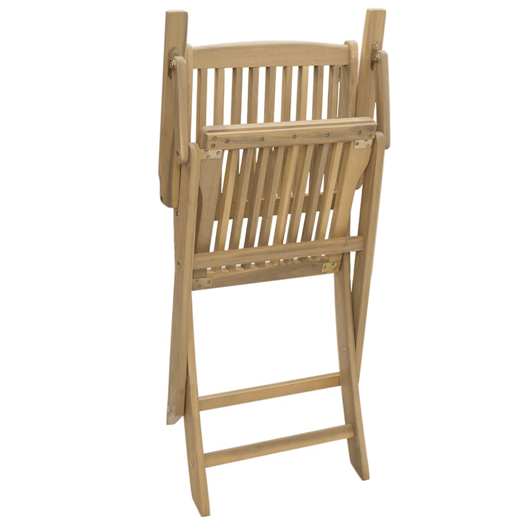Folding Chairs 4 pcs 54x61x88 cm Solid Wood Acacia