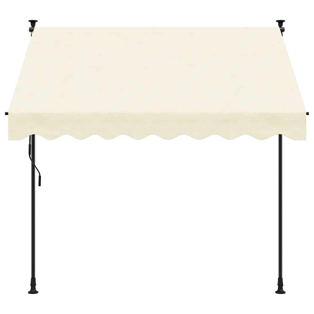 Manual Retractable Awning Cream