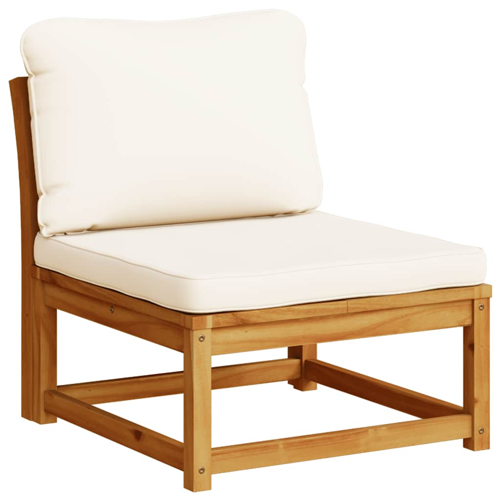 5 Piece Garden Lounge Set with Cushions Solid Wood Acacia