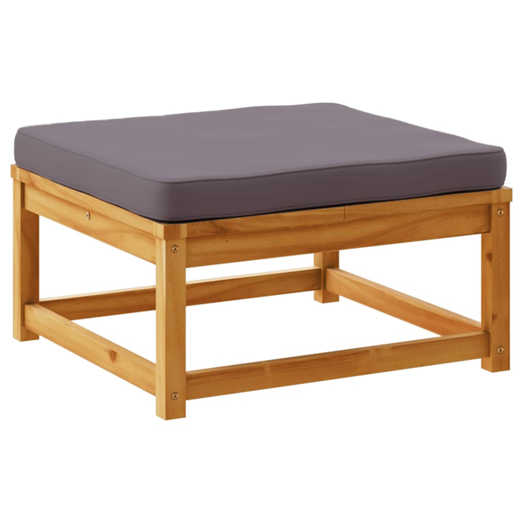 10 Piece Garden Lounge Set with Cushions Solid Wood Acacia