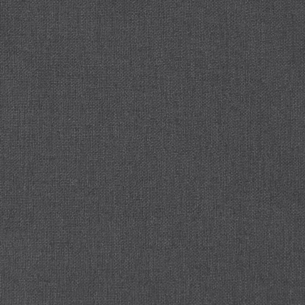 Highback Chair Cushions 4 pcs Melange Anthracite 120x50x7 cm