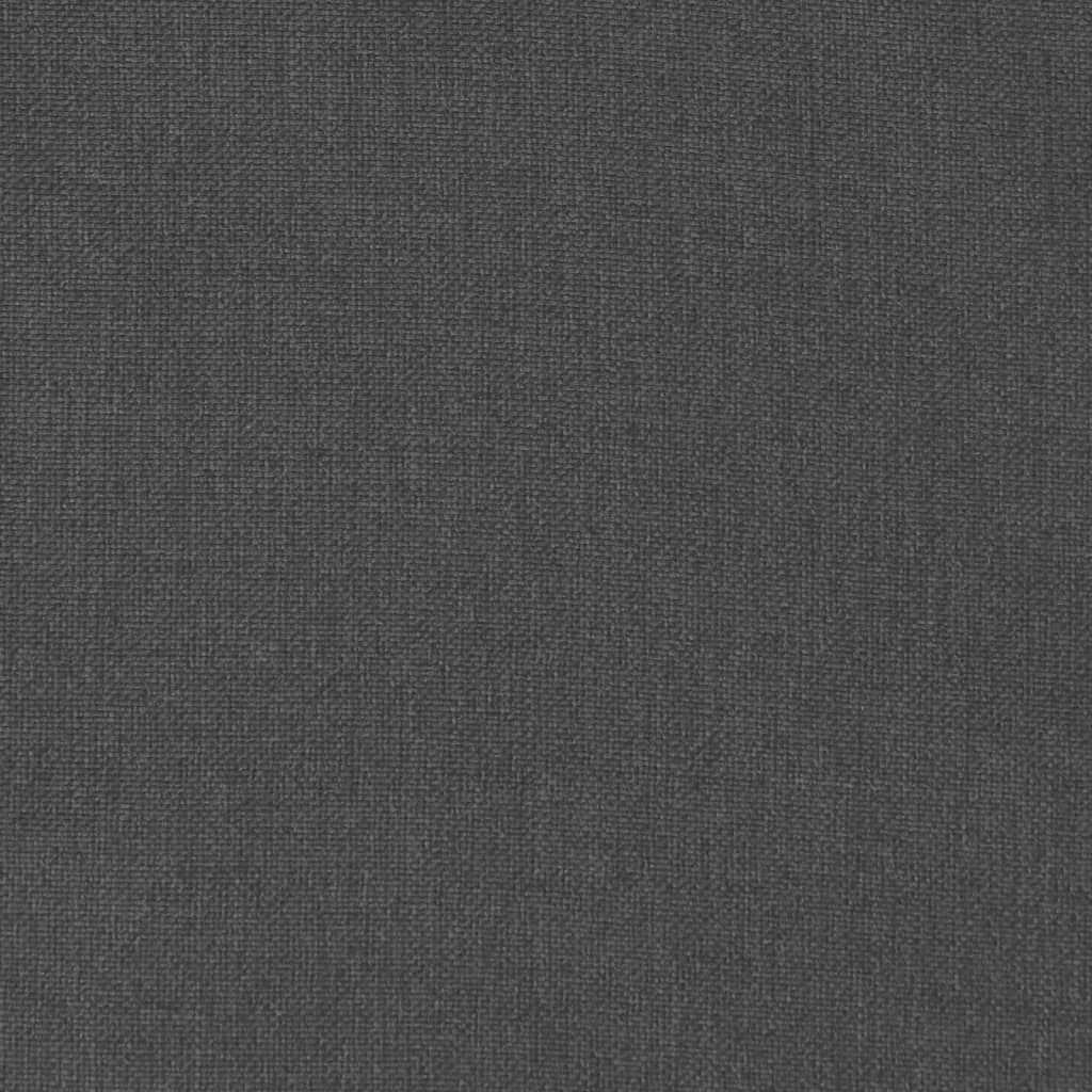 Highback Chair Cushions 6 pcs Melange Anthracite 120x50x7 cm