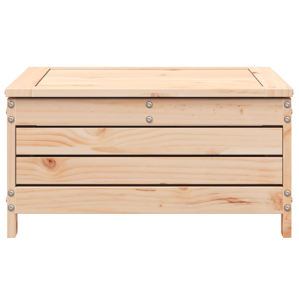 Garden Footstool 62x63.5x32 cm Solid Wood Pine
