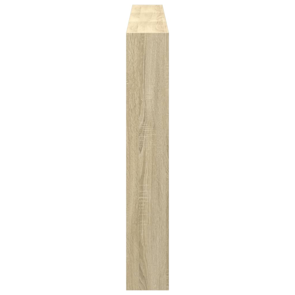 Headboard Cabinet with LED Sonoma Oak 180 cm