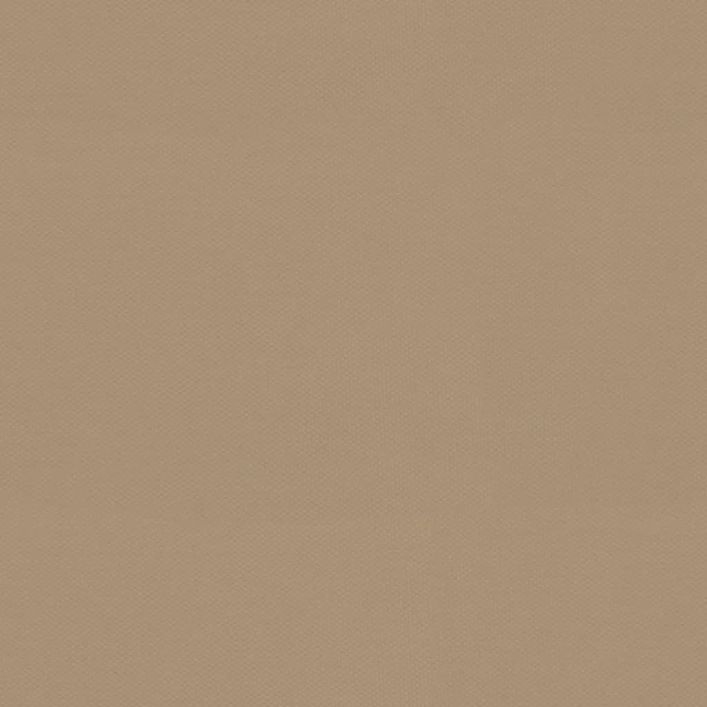 Gazebo with Double Roof&Mesh Walls Taupe 2.93x2.93 m Steel