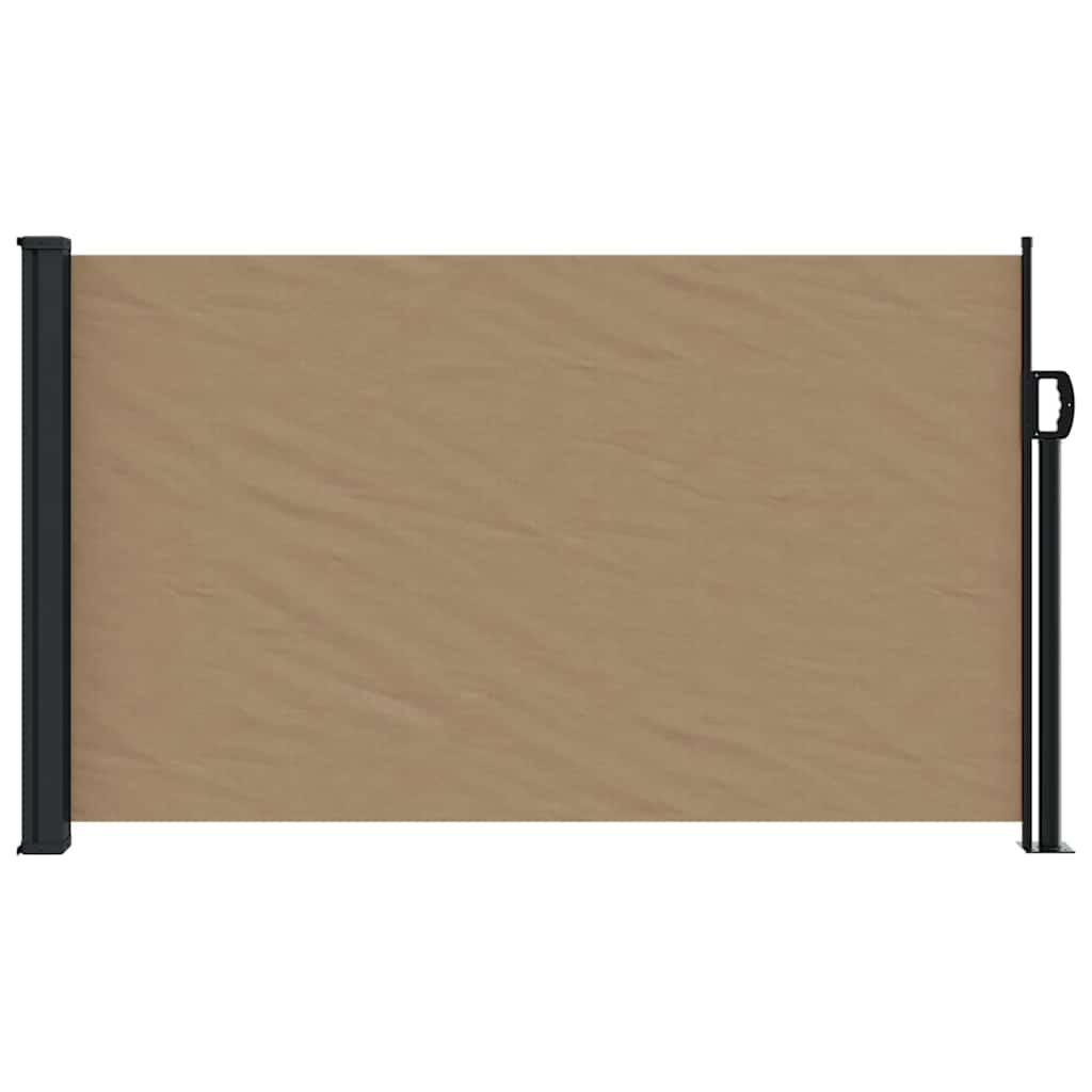 Retractable Side Awning Taupe 120x600 cm