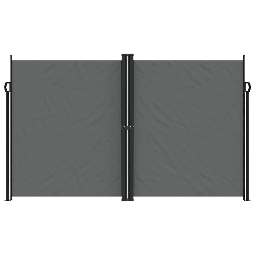 Retractable Side Awning Anthracite 200x1000 cm