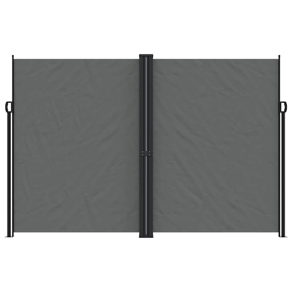 Retractable Side Awning Anthracite 220x1000 cm