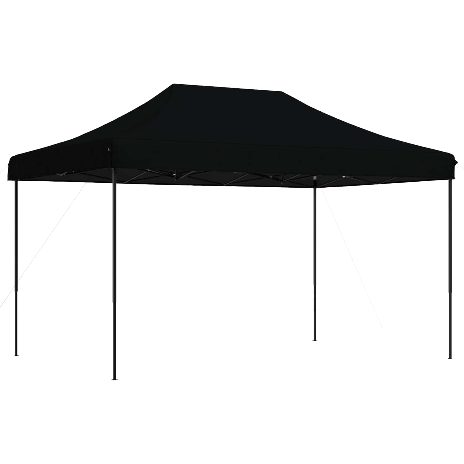 Foldable Party Tent Pop-Up Black 440x292x315 cm