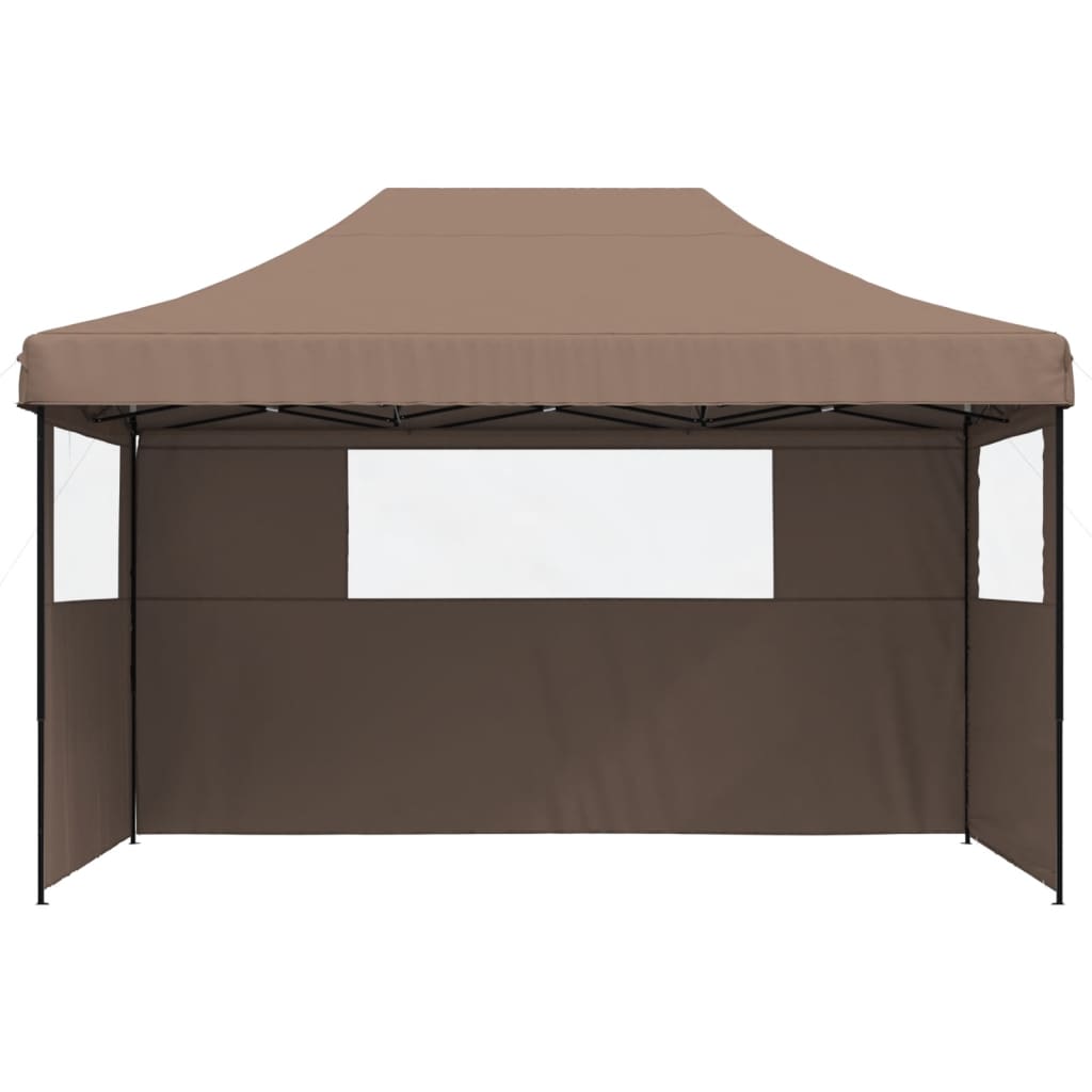Party Tent 440 x 292 x 315 cm Brown with Black Frame
