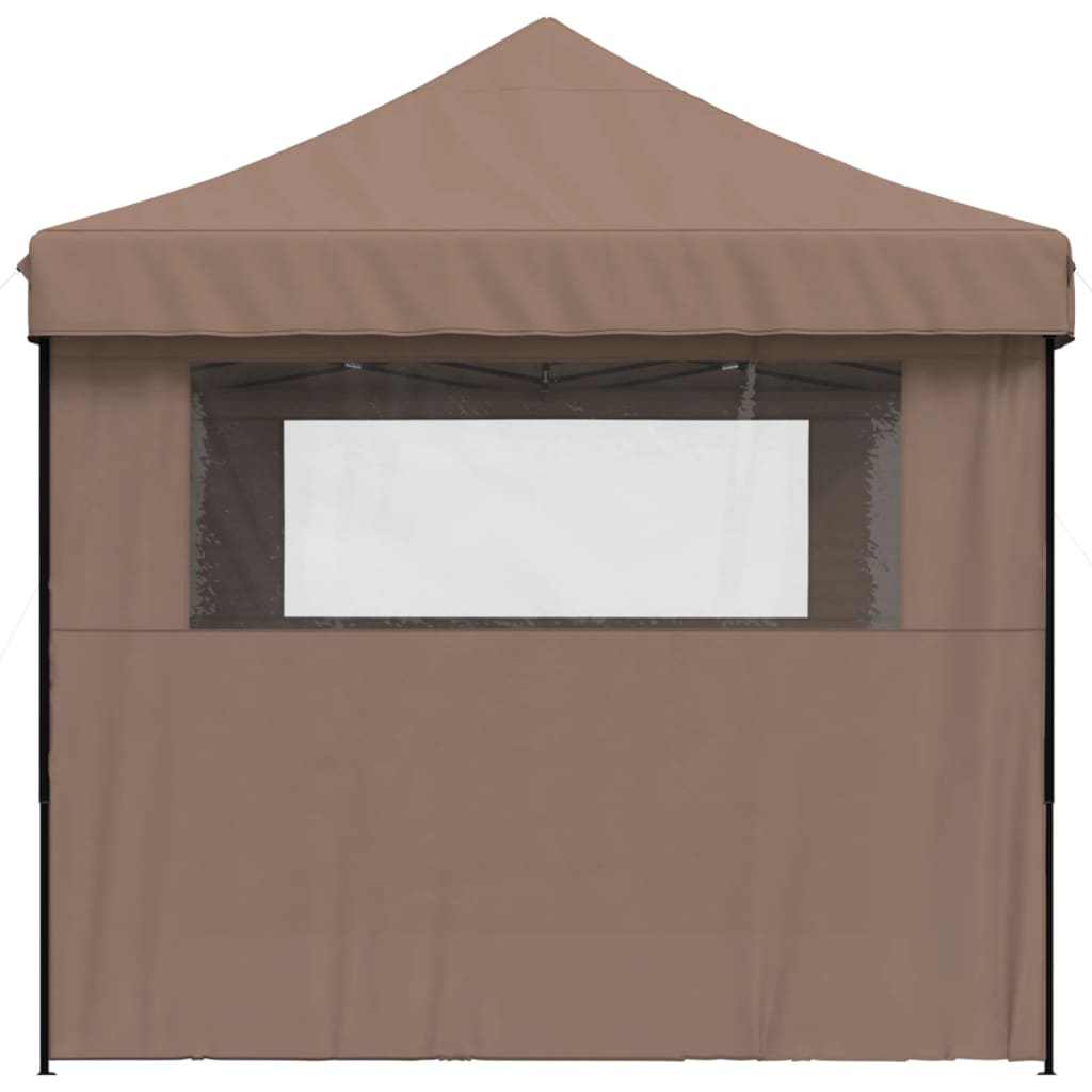 Party Tent 440 x 292 x 315 cm Brown with Black Frame
