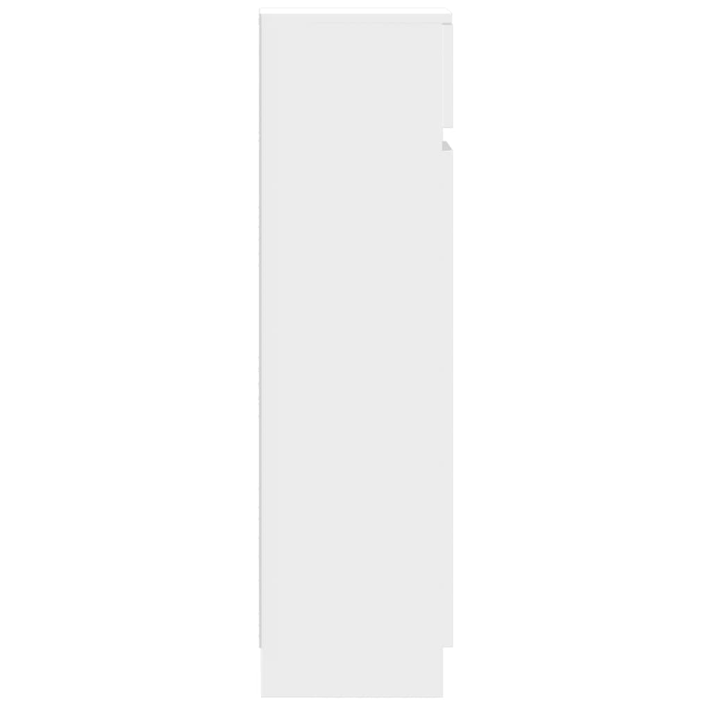 Shoe Cabinet White 100.5x28x100 cm Engineered Wood
