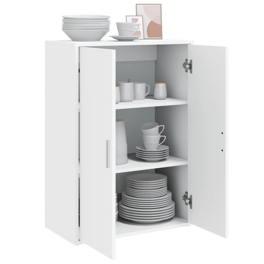 Sideboard White 60x31x84 cm Engineered Wood