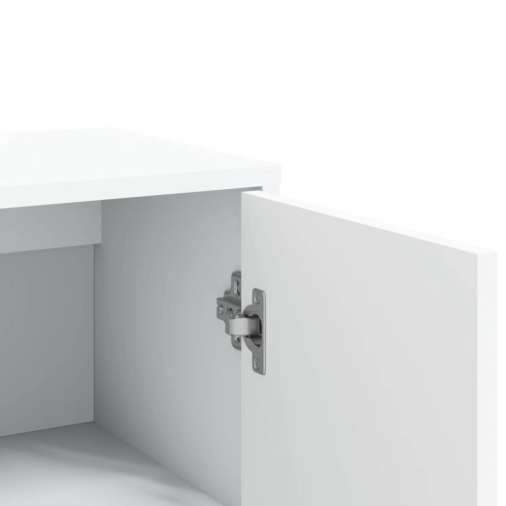 Sideboard White 60x31x84 cm Engineered Wood