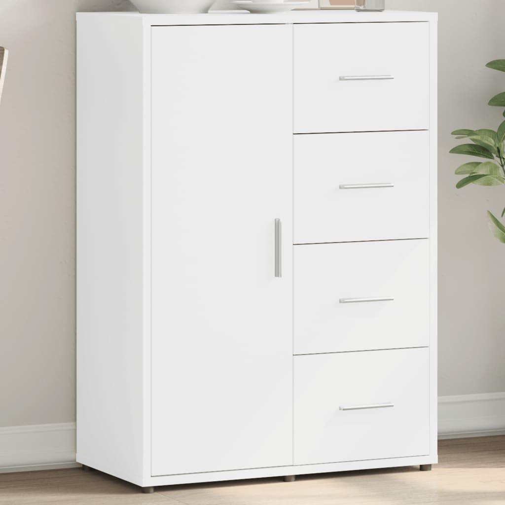 Sideboard White 60x31x84 cm Engineered Wood