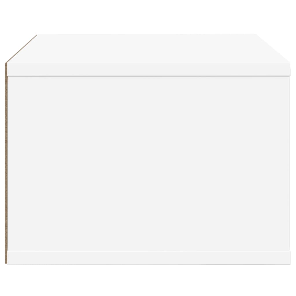 Printer Stand White 40x32x22.5 cm Engineered Wood