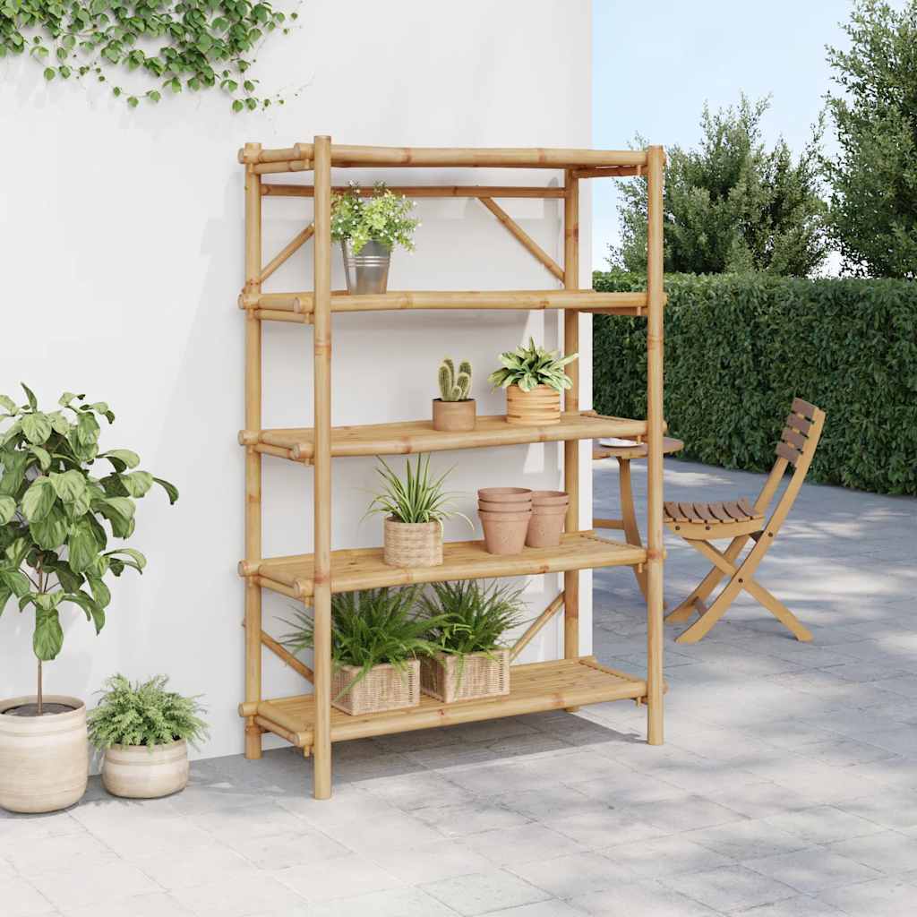5-Layer Shelf 100x40x150 cm Bamboo