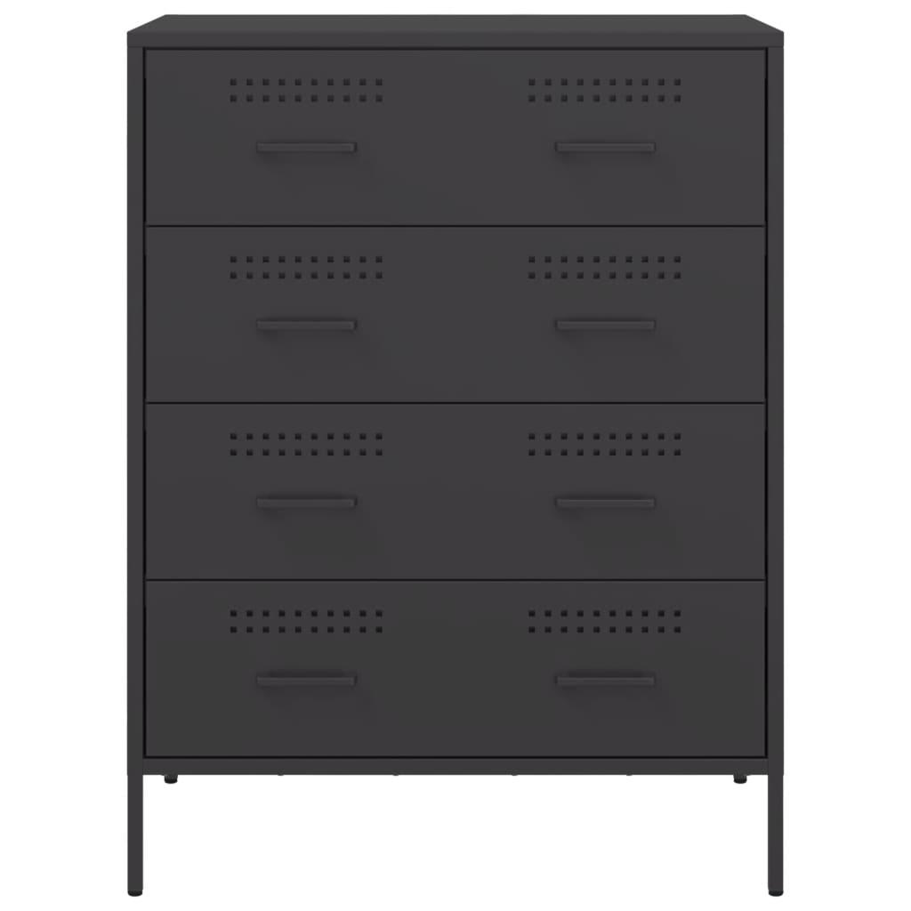 Sideboard Black 68x39x89 cm Steel