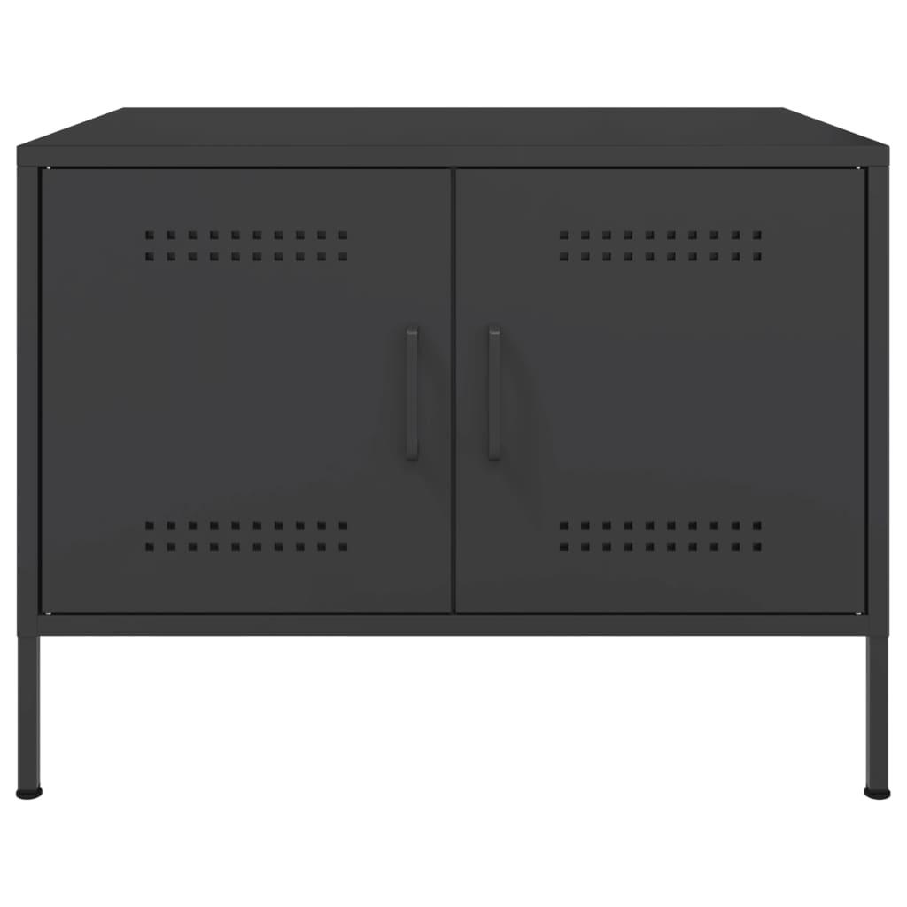 Coffee Table Black 68x50x50.5 cm Steel