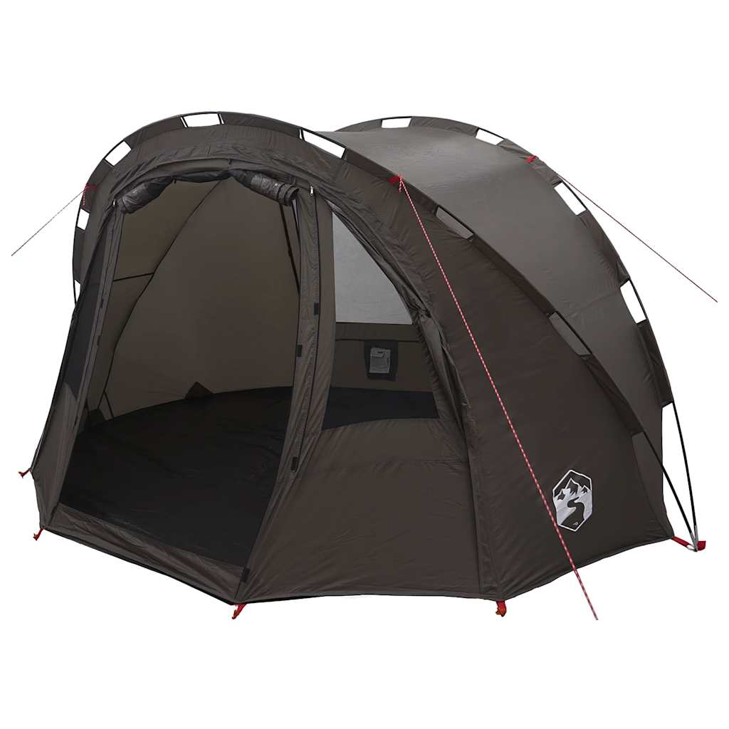 Fishing Tent 2-Person Brown Waterproof