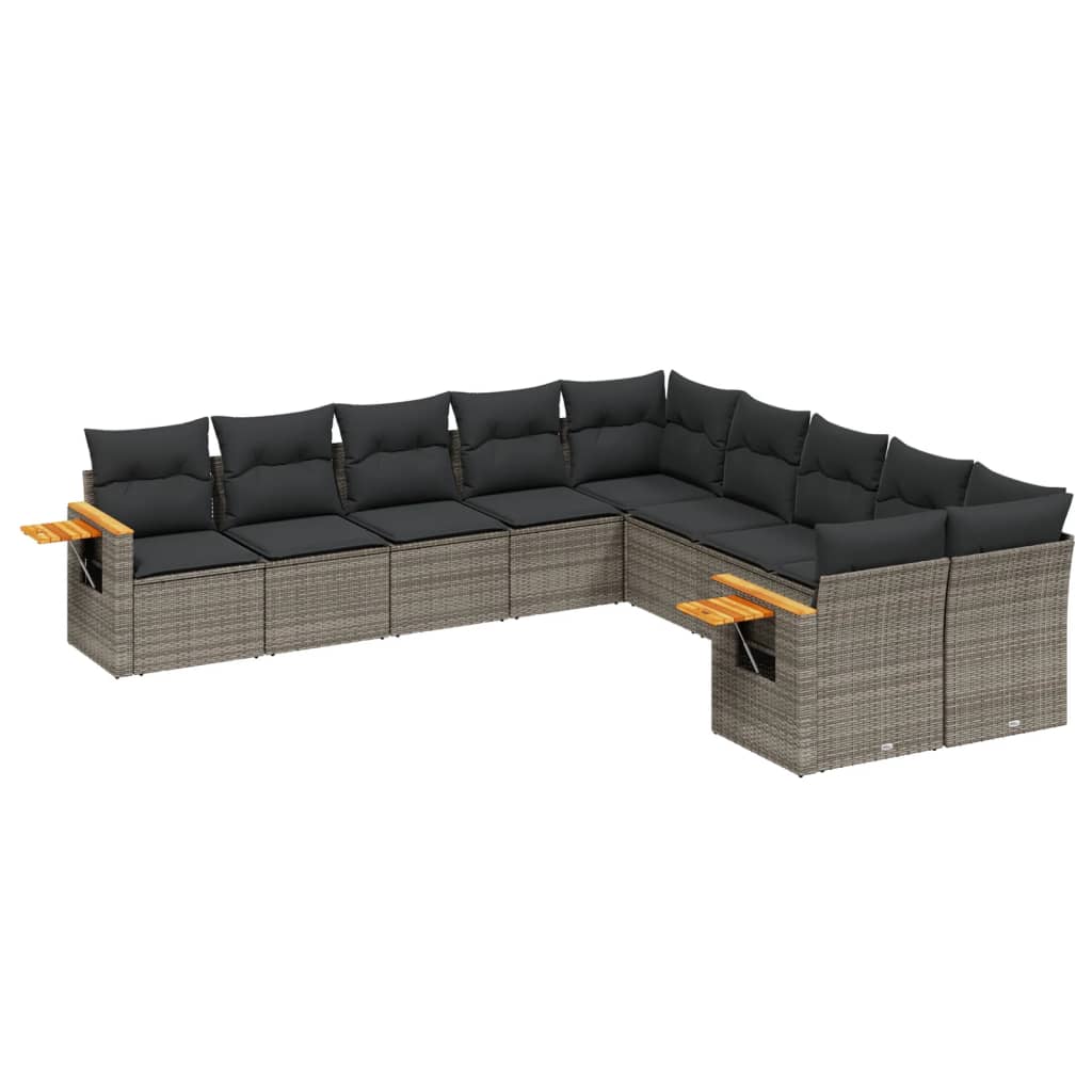 Patio Sofa Set 10-Seaters Grey