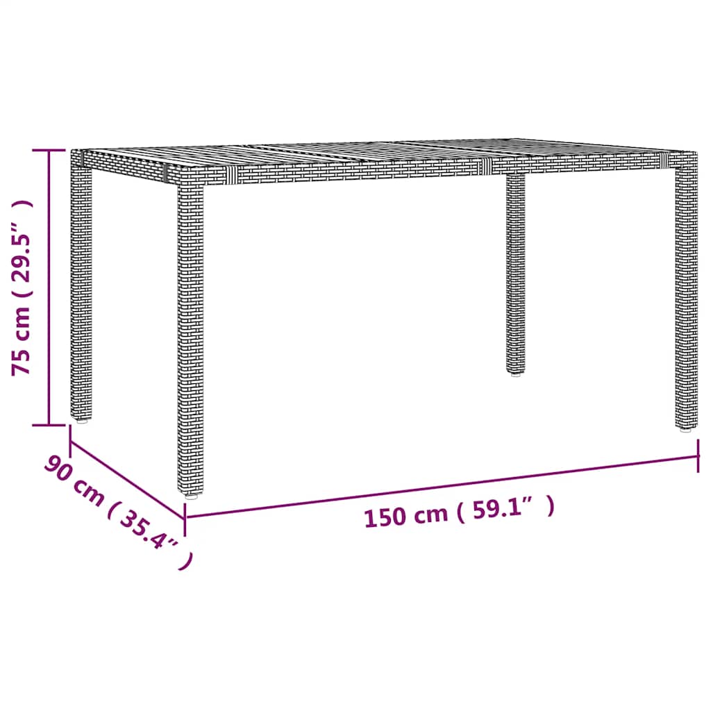 5 Piece Garden Bistro Set with Cushions Grey Poly Rattan