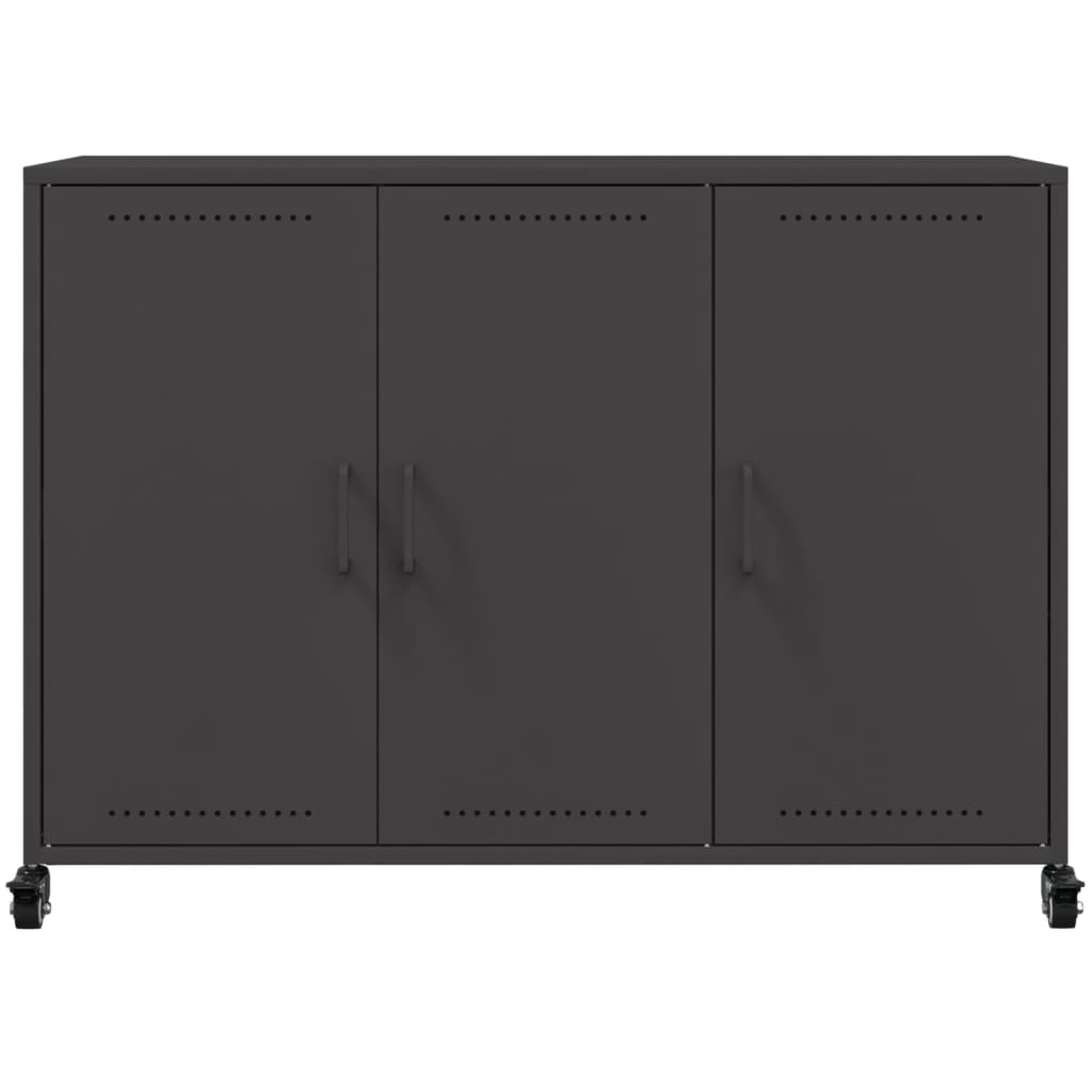 Sideboard Black 100.5x39x72 cm Steel